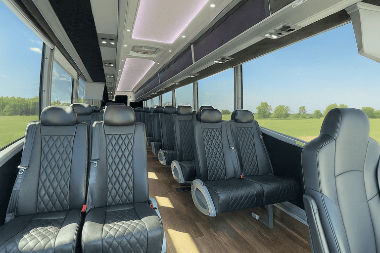 coach bus in Cleveland