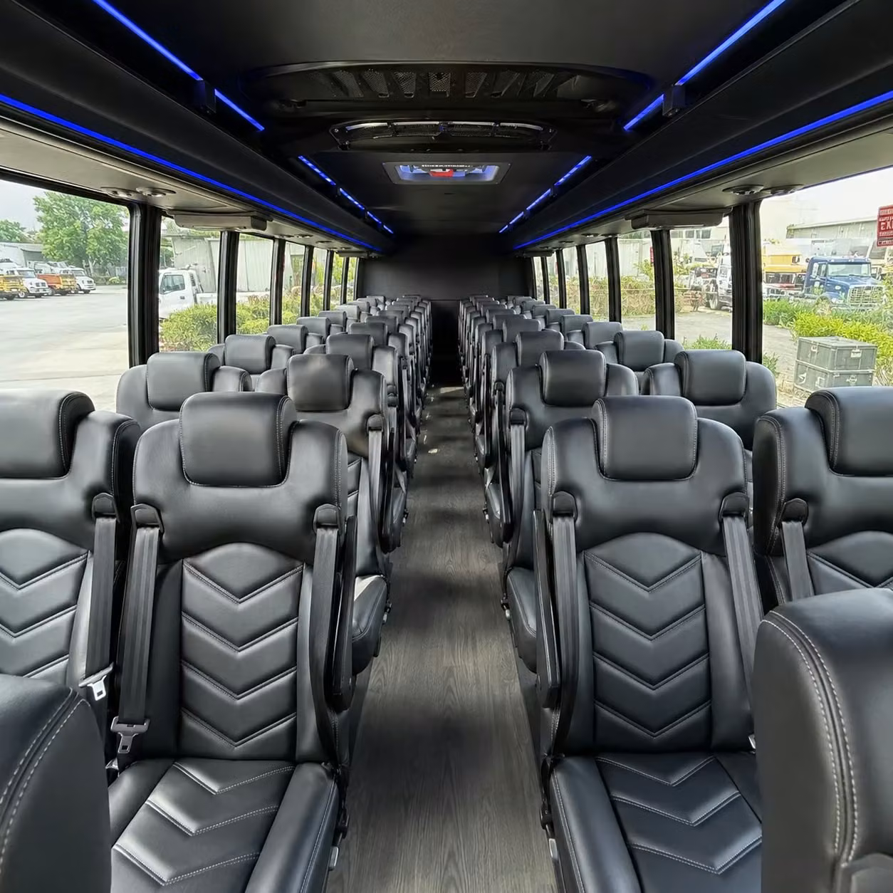30 passenger minibus interior