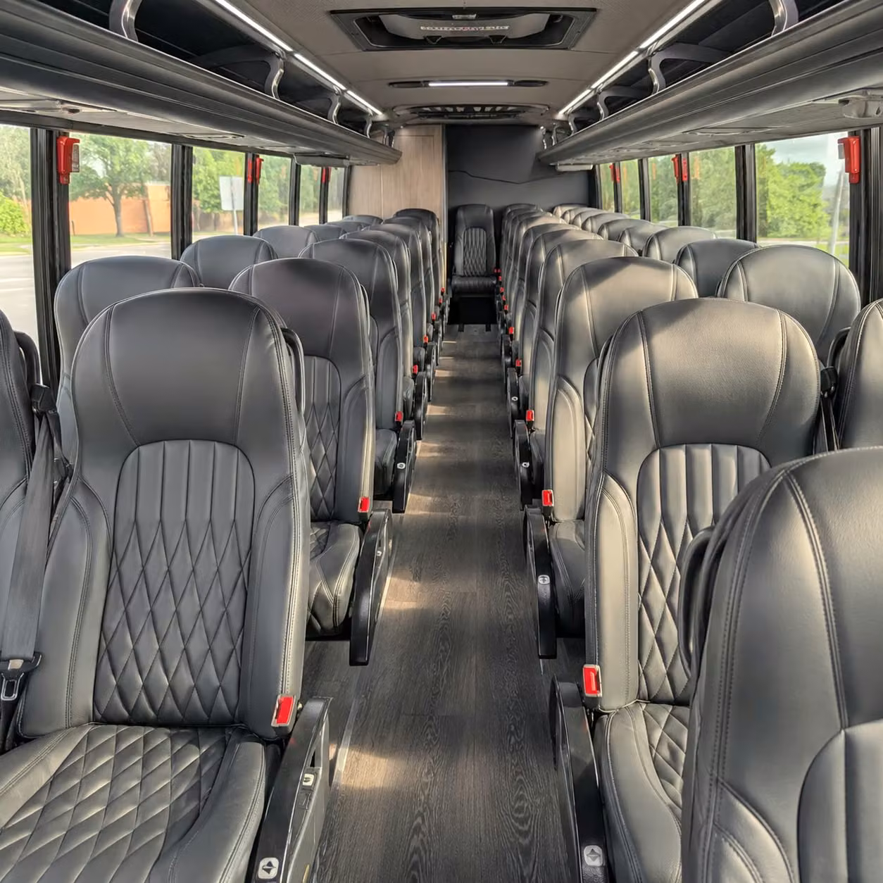 35 passenger minibus interior