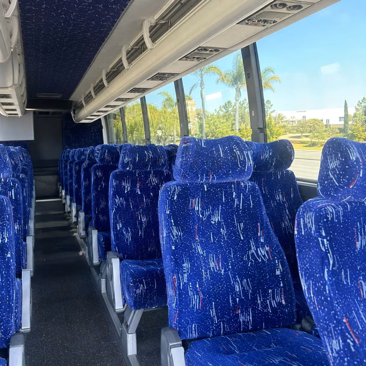 cleveland charter bus rental inside