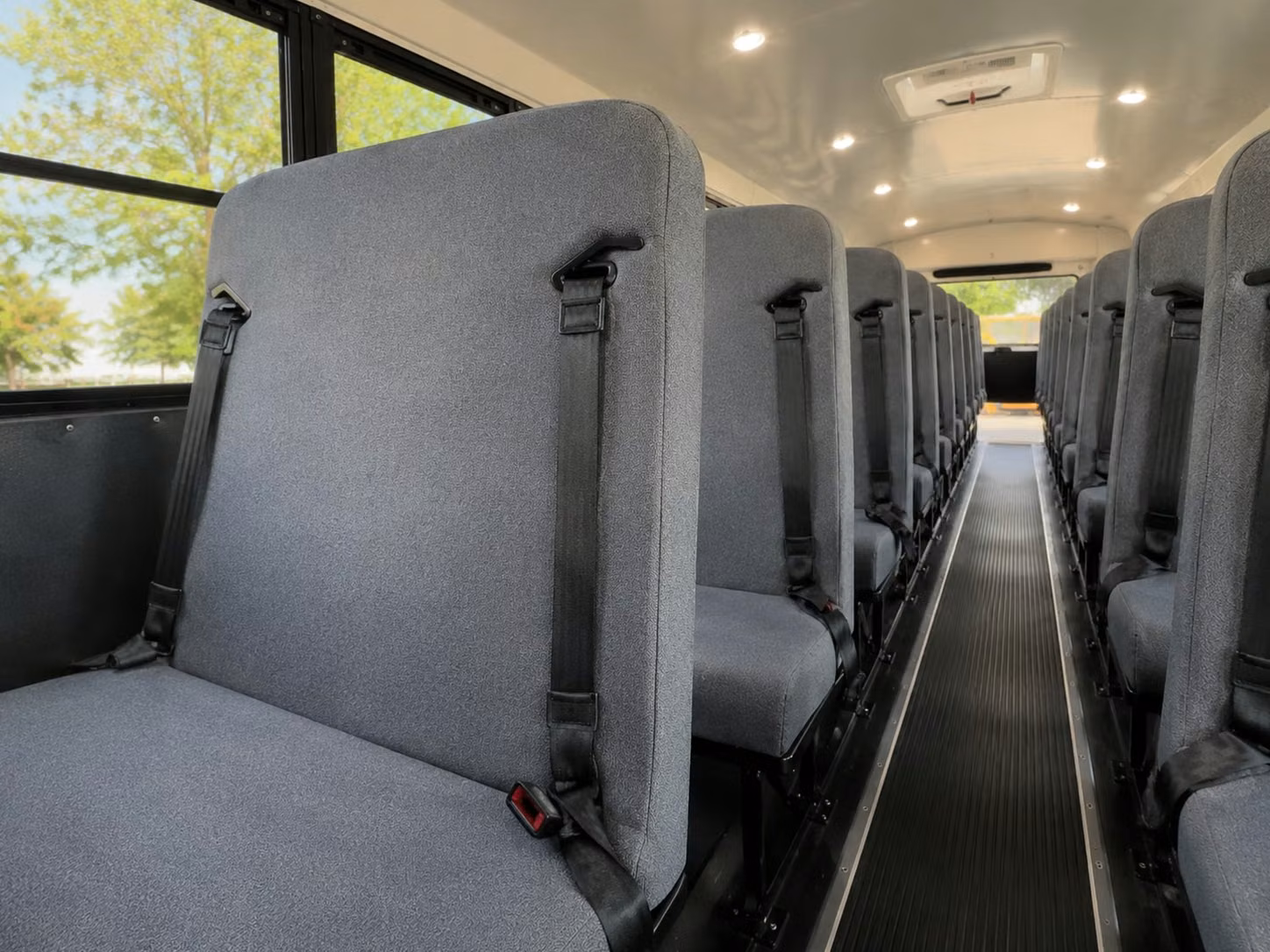 school bus interior