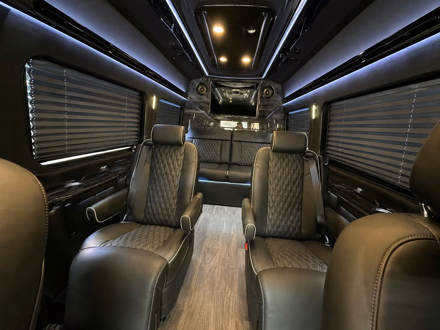 sprinter van with driver interior